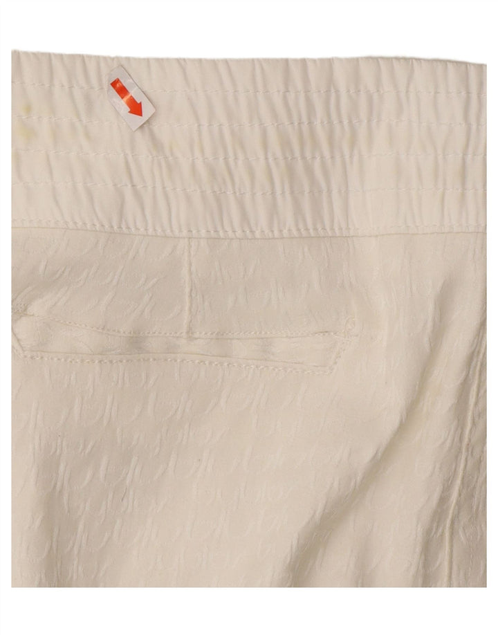 BYBLOS Womens Straight Skirt IT 46 XL W32 Off White Polyester Vintage Byblos and Second-Hand Byblos from Messina Hembry 