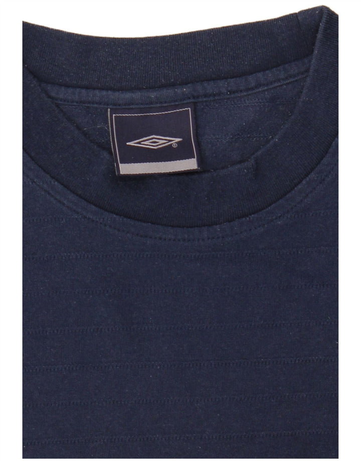 Umbro Herren T-Shirt Top Medium Marineblau Polyester