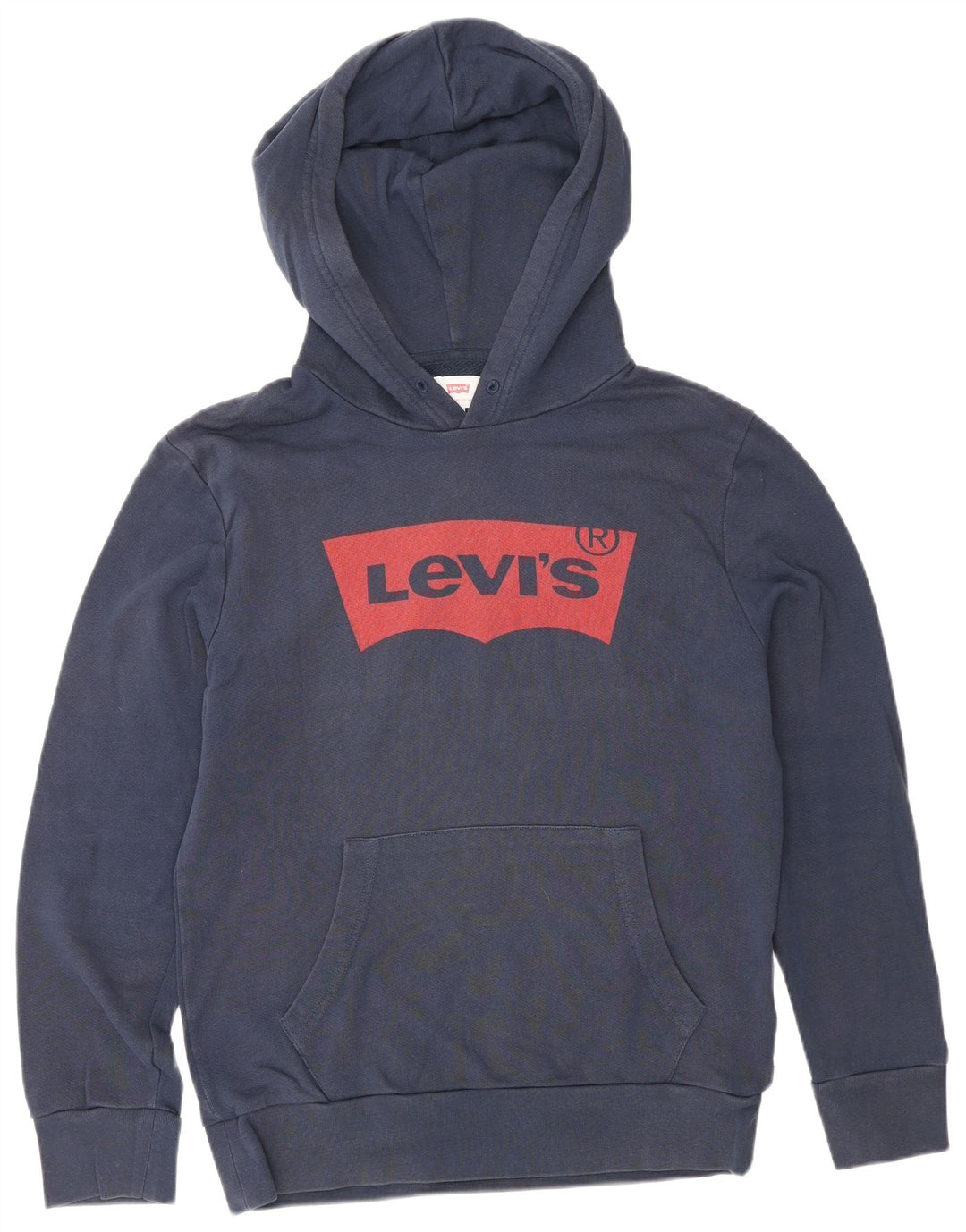 Levi's Herren-Kapuzenpullover mit Grafik, Größe S, marineblaue Baumwolle