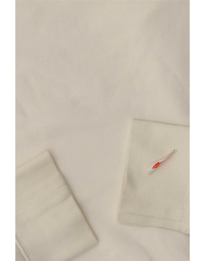 Tommy Hilfiger Herren-Kapuzenpullover, Größe S, weiße Baumwolle