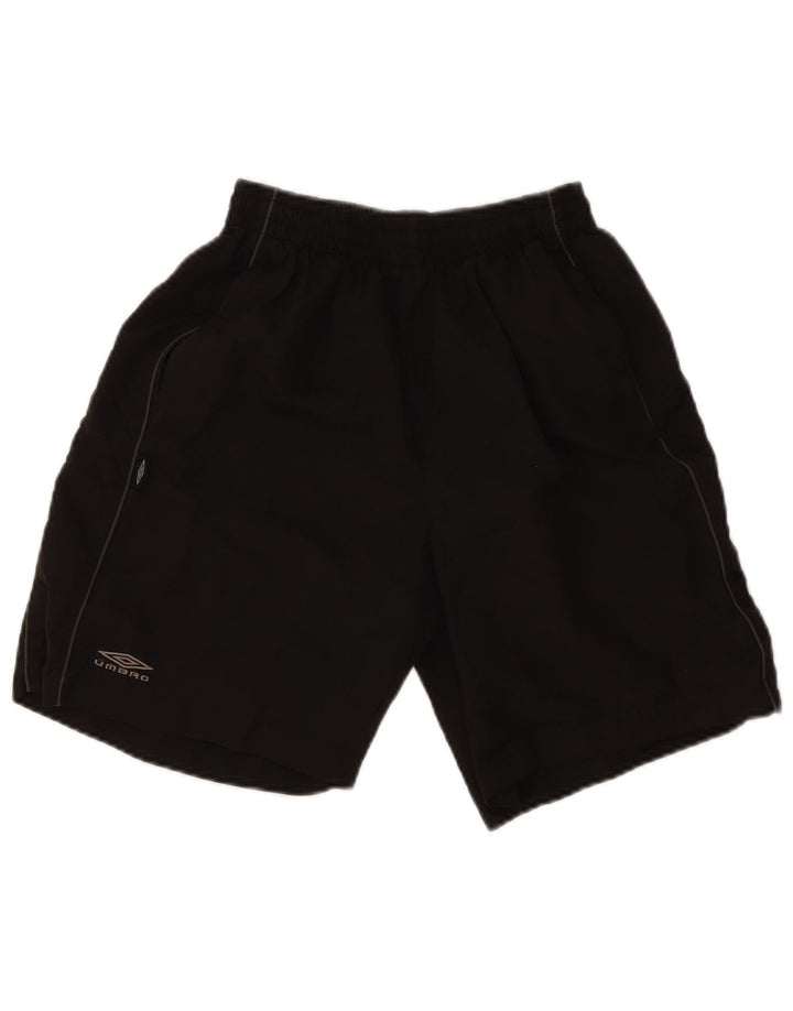 Umbro Herren Sportshorts Medium Schwarz Polyester