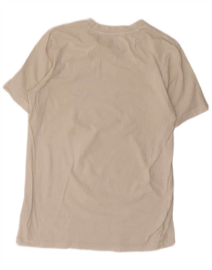 Adidas Herren Grafik T-Shirt Top Small Weiß Baumwolle