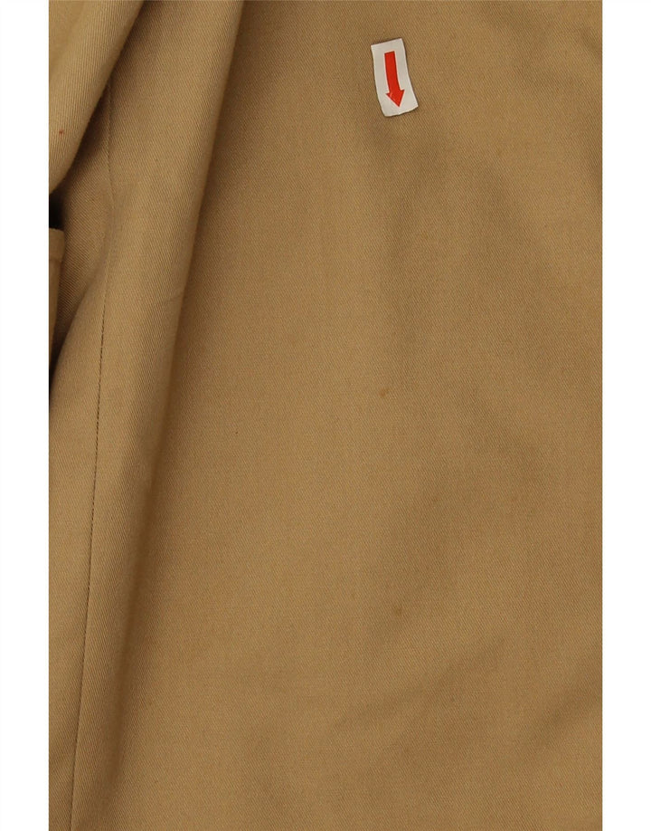 Diolen Herren Wendemantel UK 36 Small Khaki Schurwolle