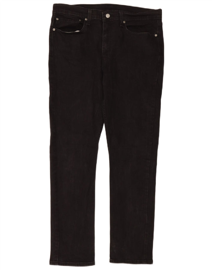 Levi's Herren 511 Slim Jeans W36 L32 Schwarze Baumwolle