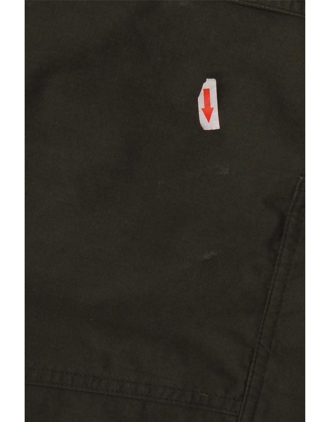 Woolrich Herren-Utility-Jacke UK 40 Large aus grüner Baumwolle
