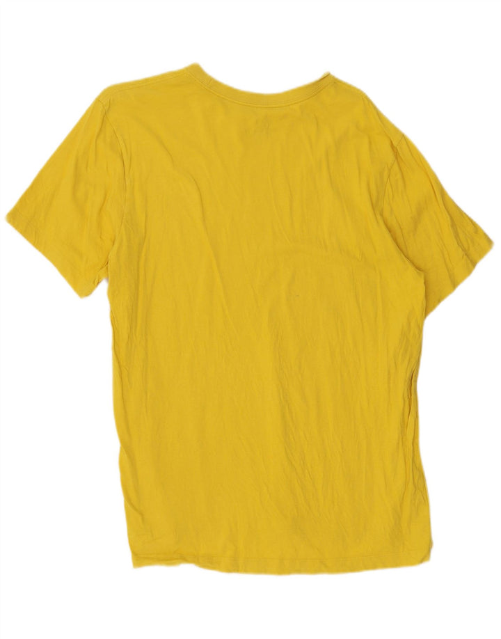 Nike Herren T-Shirt Top XL Gelb Baumwolle