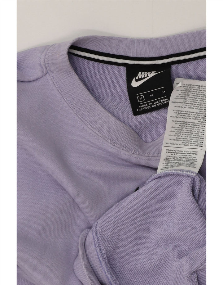 Nike Damen Grafik-Sweatshirt-Pullover, UK 14, mittelviolette Baumwolle
