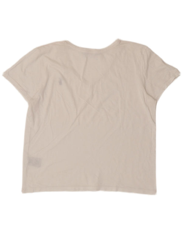Ralph Lauren T-Shirt für Mädchen, 13–14 Jahre, XL, weiße Baumwolle