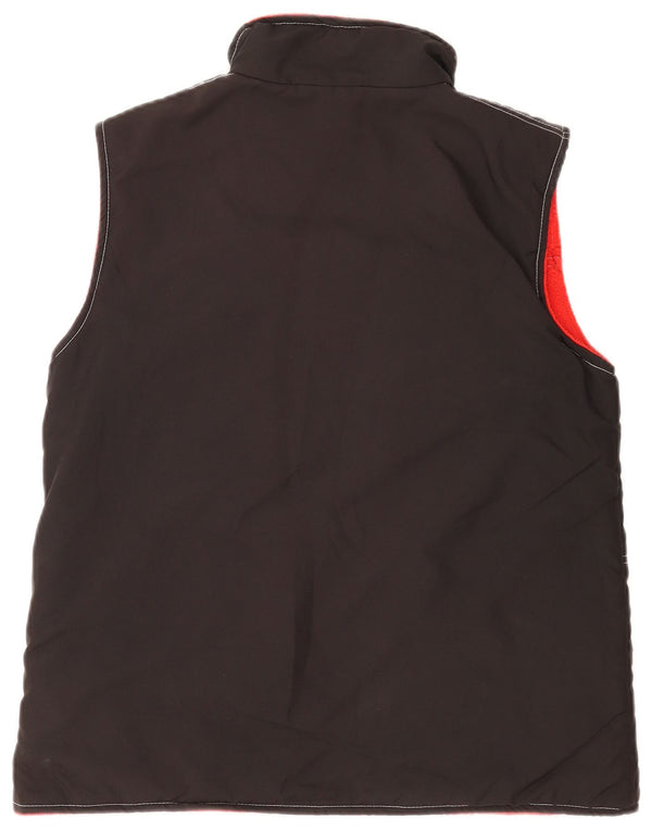 Lotto Herren Reversible wattierte Weste UK 36 Small Schwarz Polyester