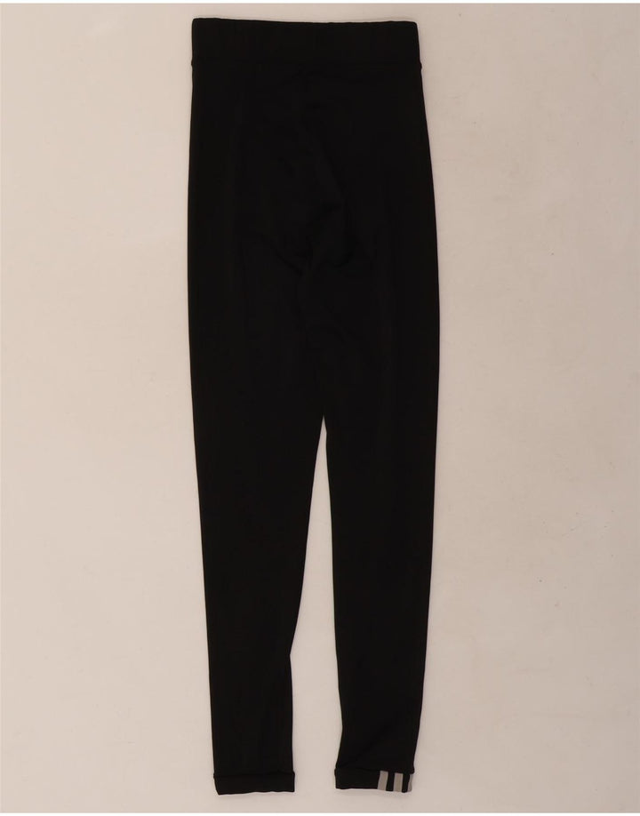 Adidas Damen Graphic Leggings UK 4 XS Schwarz