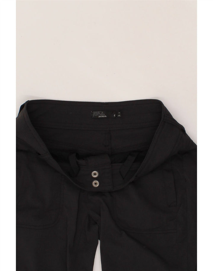 PRANA Womens Bermuda Shorts US 4 Small W30 Black Nylon Vintage Prana and Second-Hand Prana from Messina Hembry 