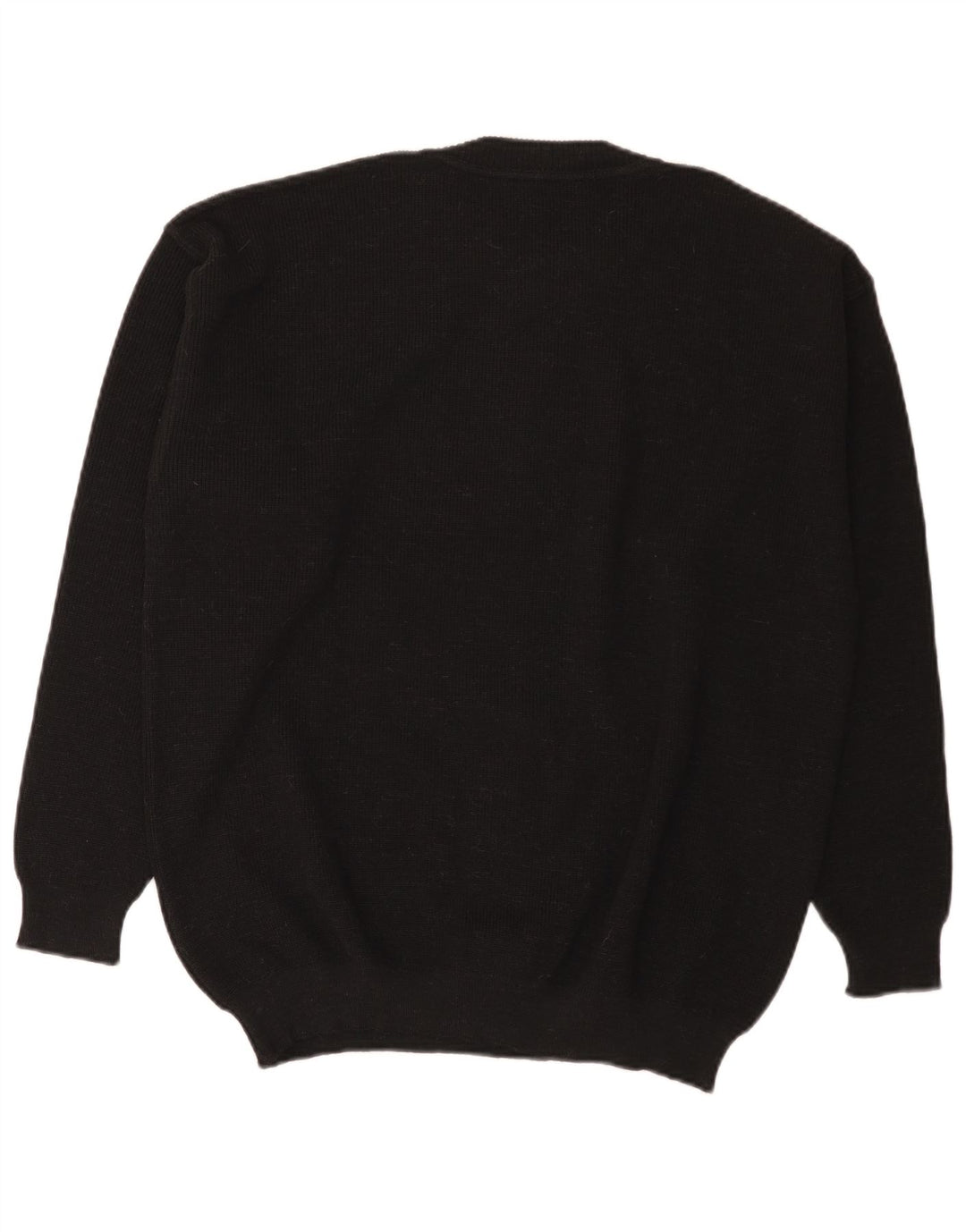 Cobra Herren-Pullover mit Rundhalsausschnitt, Größe 52, großes schwarzes Acryl