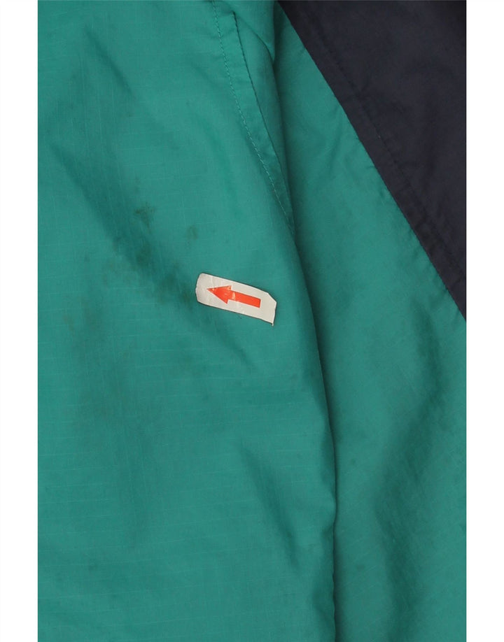 Puma Herren Regenjacke UK 36 Small Türkis Colourblock Nylon