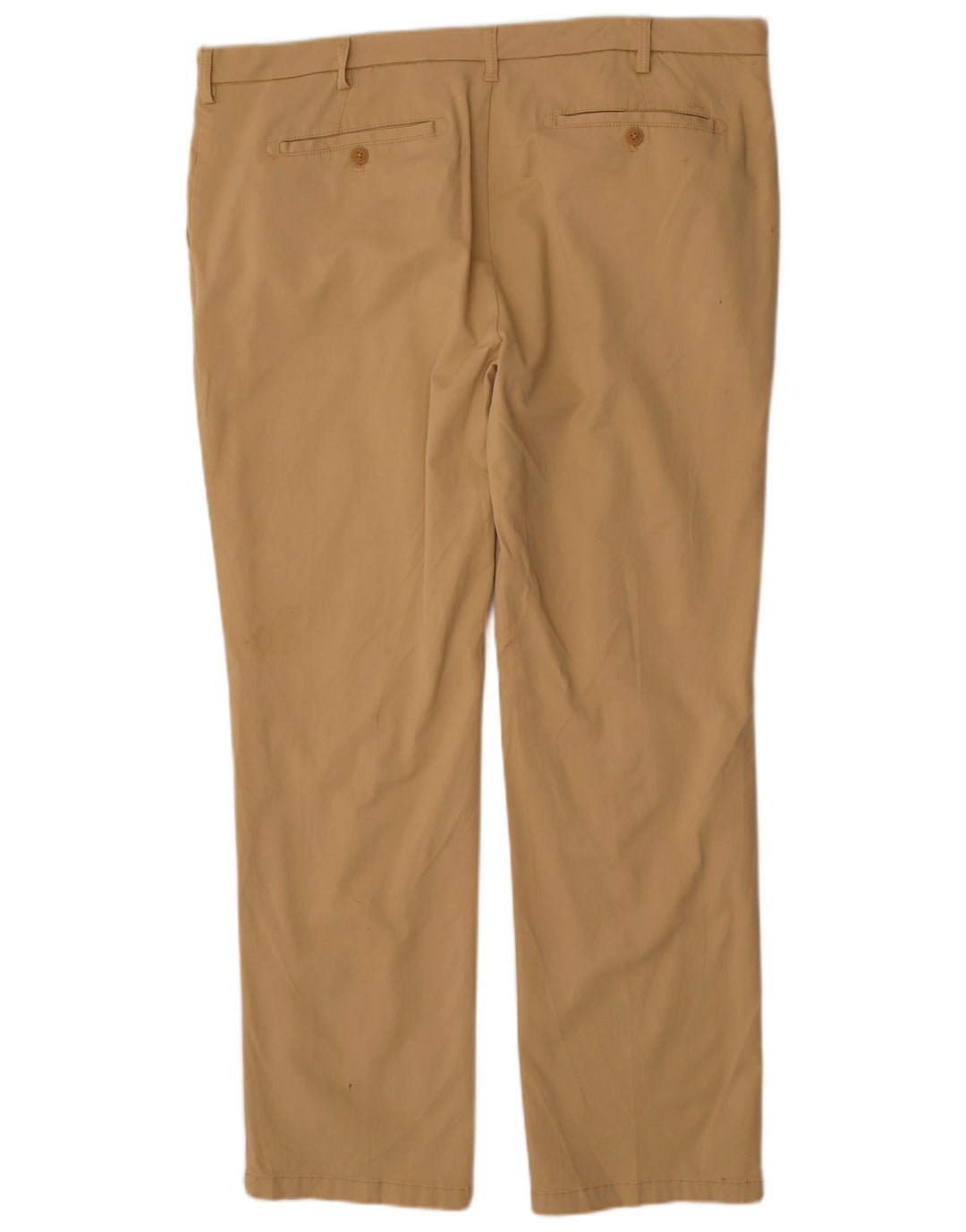 Izod Herren gerade Chinohose W40 L32 Beige Baumwolle
