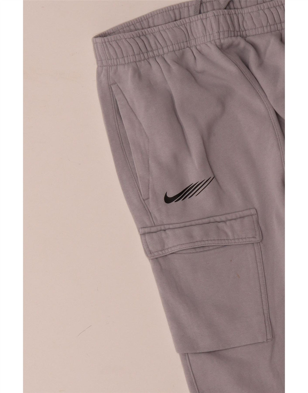 NIKE Damen Graphic Cargo Trainingshose Jogger UK 10 Small Grau