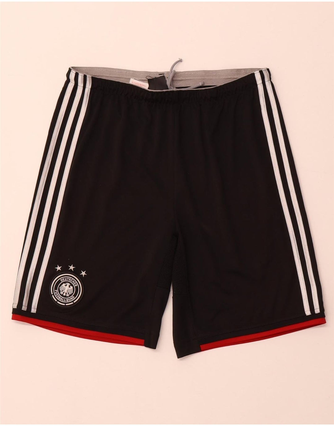 ADIDAS Herren Deutscher Fußball Bund Sport Shorts Small Schwarz