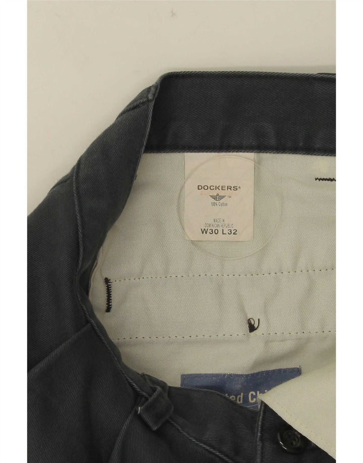 Dockers Herren Pegged Chino Hose W30 L32 Grau