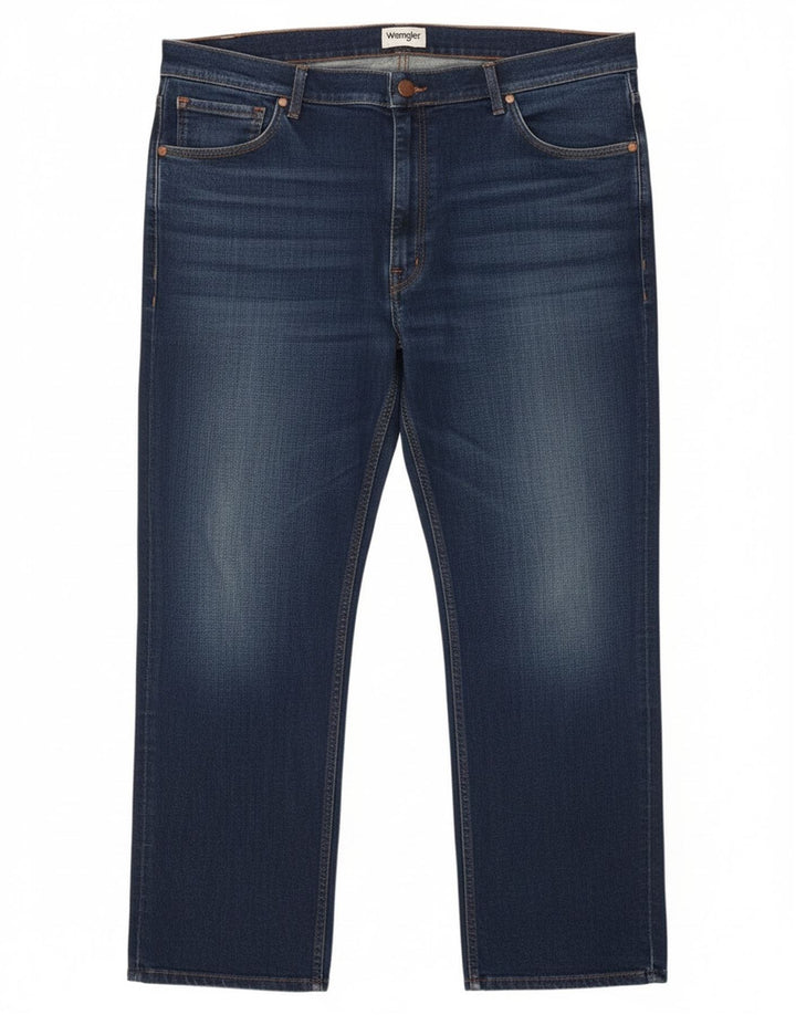 Wrangler Herren Straight Jeans W47 L28 Marineblau