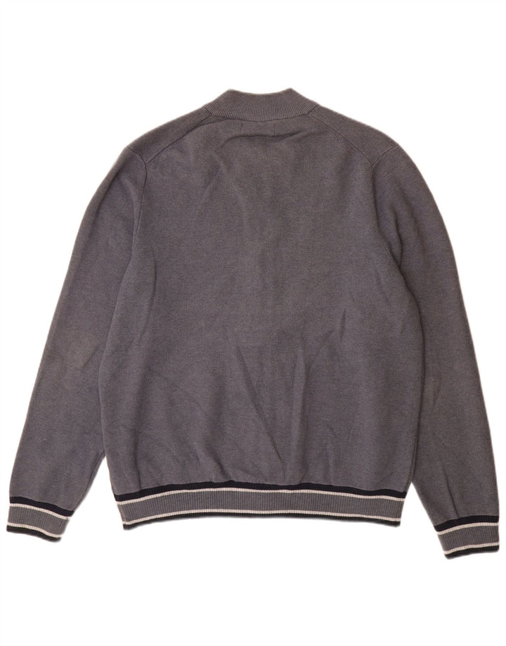 Marks & Spencer Herren-Trainingsanzug-Oberteil, Jacke, XL, Grau, Baumwolle