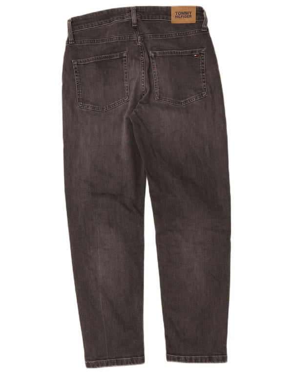 Tommy Hilfiger Tapered-Jeans für Jungen, 13–14 Jahre, W28, L26, graue Baumwolle
