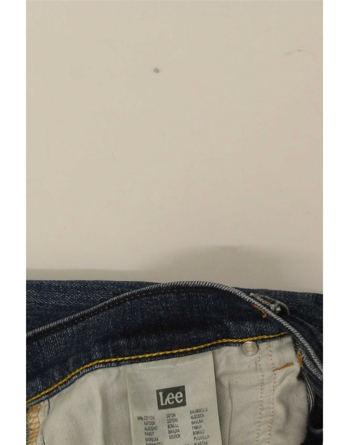 Lee Herren Powell Distressed Slim Jeans W32 L34 Blaue Baumwolle