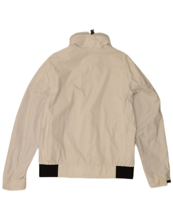 Murphy & Nye Damen Regenjacke UK 18 XL Off White Colourblock