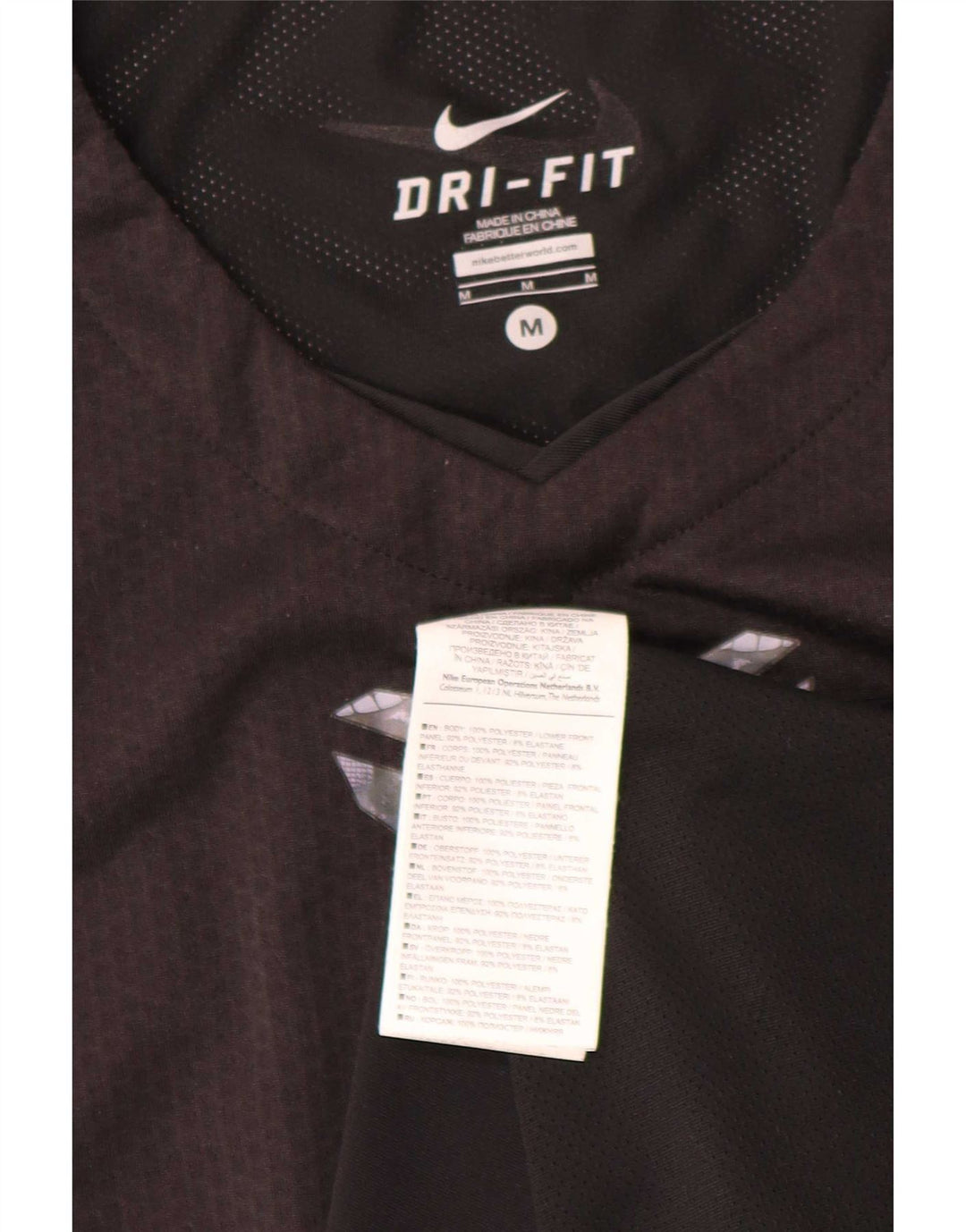 Nike Herren Grafik-Weste Top Medium Schwarz Polyester Sport