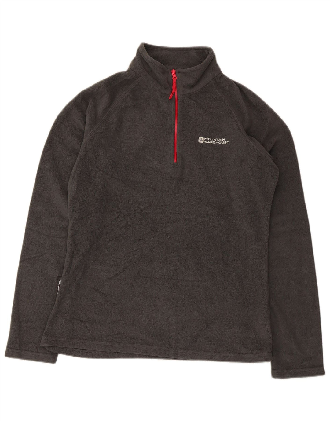 Mountain Warehouse Damen-Fleecepullover mit Reißverschluss am Kragen, Gr. 8, Größe S, Grau, Polyester