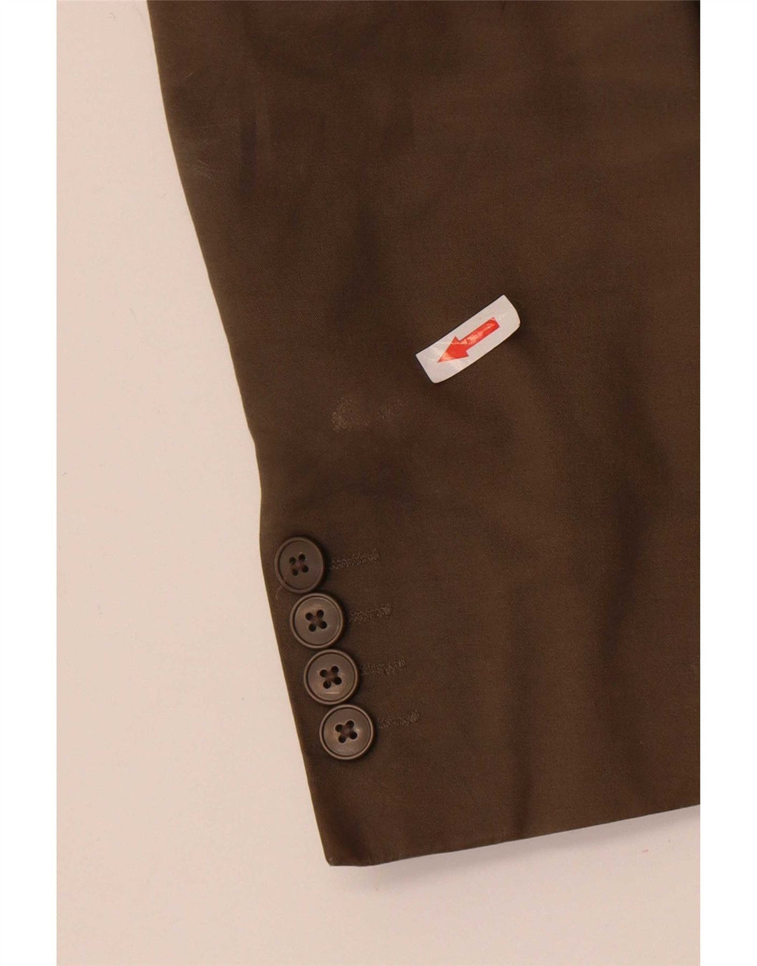 Marks & Spencer Herren-Blazer mit 2 Knöpfen, UK 40, mittlere Khaki-Baumwolle