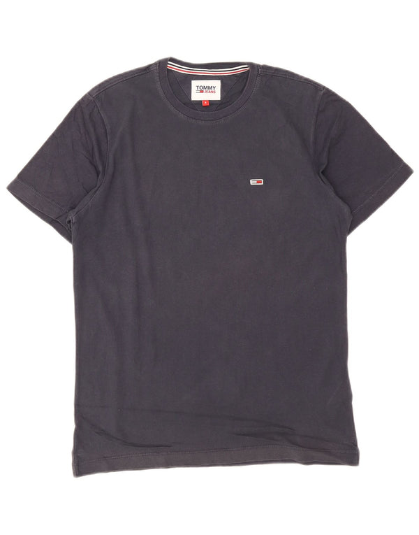 Tommy Hilfiger Herren T-Shirt Top Small Marineblau Baumwolle