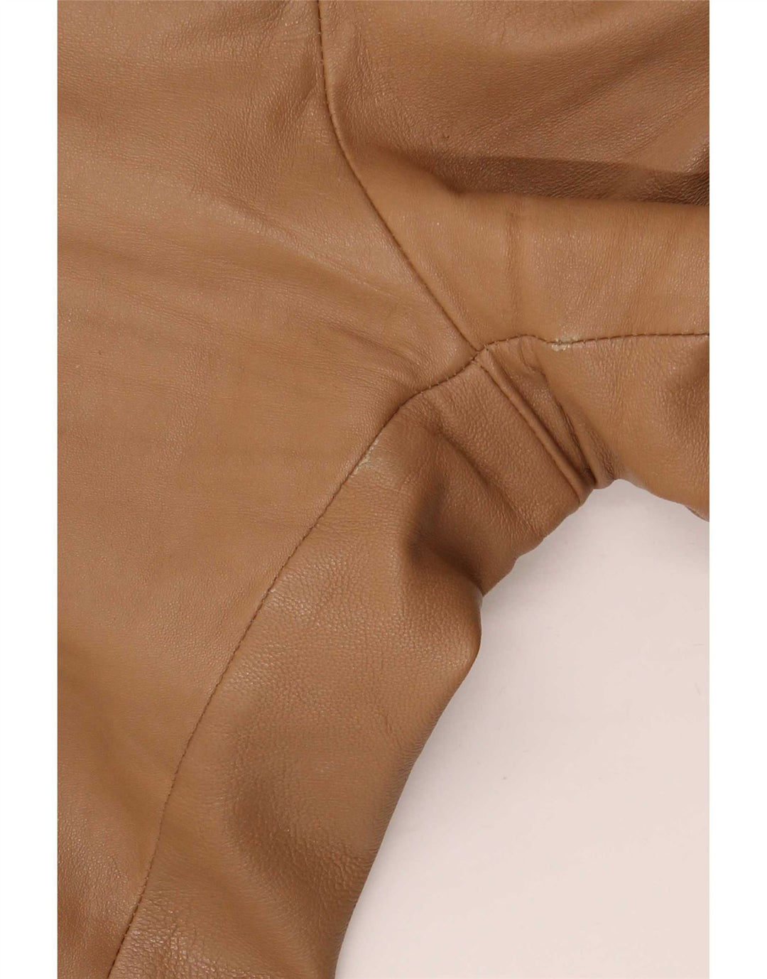 Conbipel Damen Bootcut-Lederhose IT 46 Large W34 L32 Beige