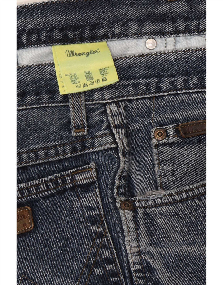 Wrangler Herren Texas Straight Jeans W35 L30 Blaue Baumwolle