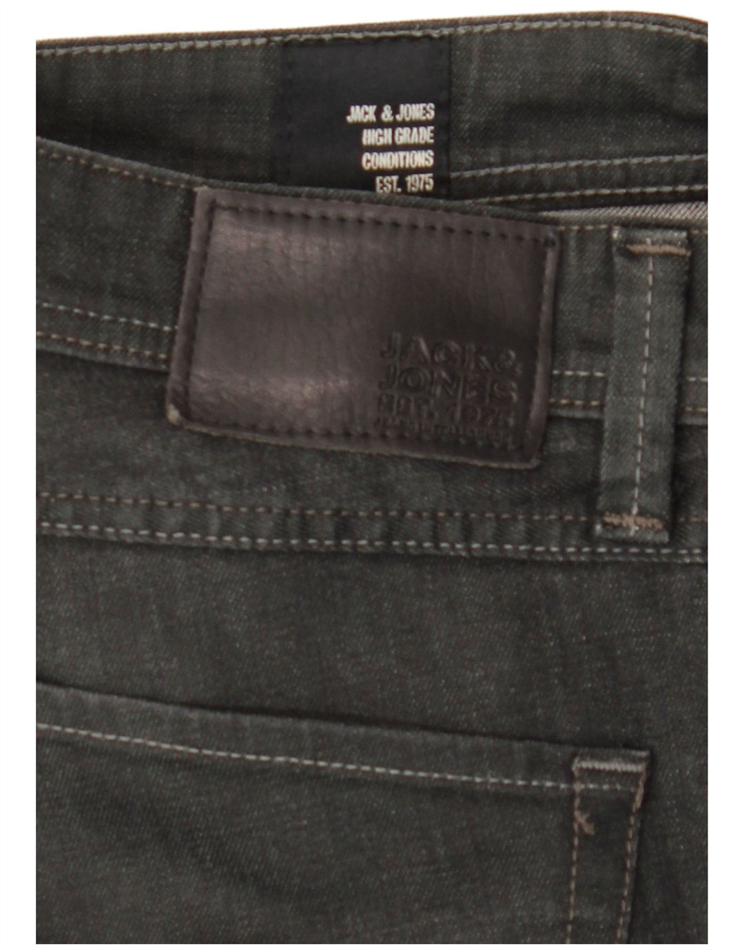 Jack & Jones Herren Straight Jeans W34 L31 Grau