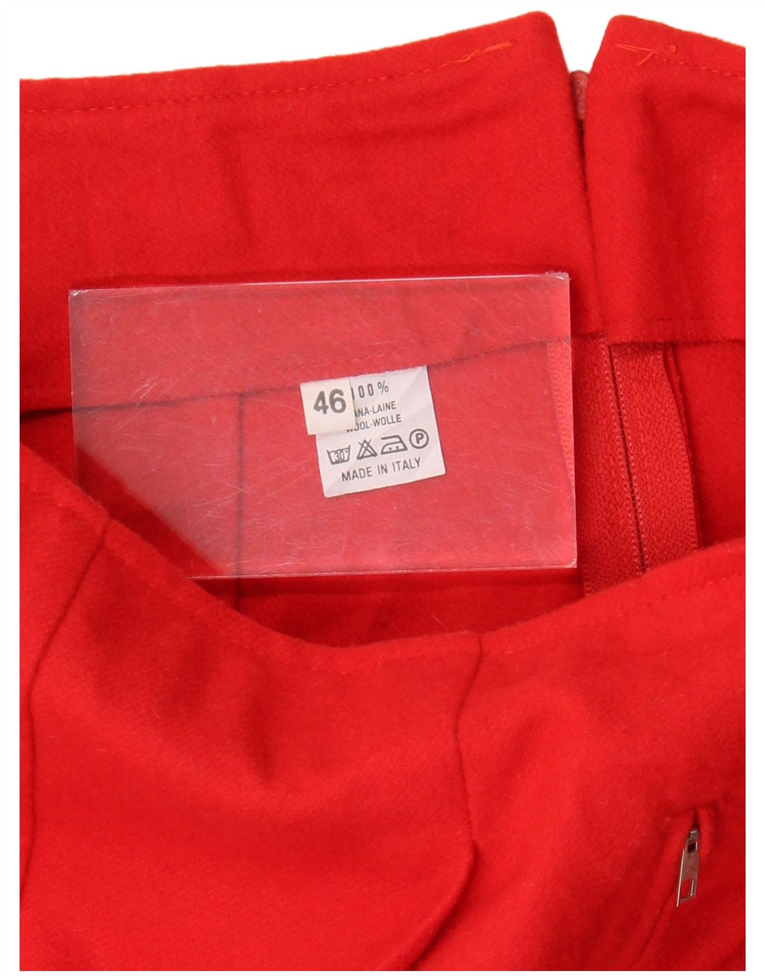 Vintage Damen High Waist Casual Shorts IT 46 Large W30 Rote Wolle