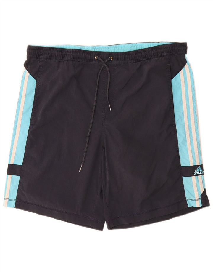 Adidas Herren Sportshorts Medium Navy Blue Colourblock Polyamid
