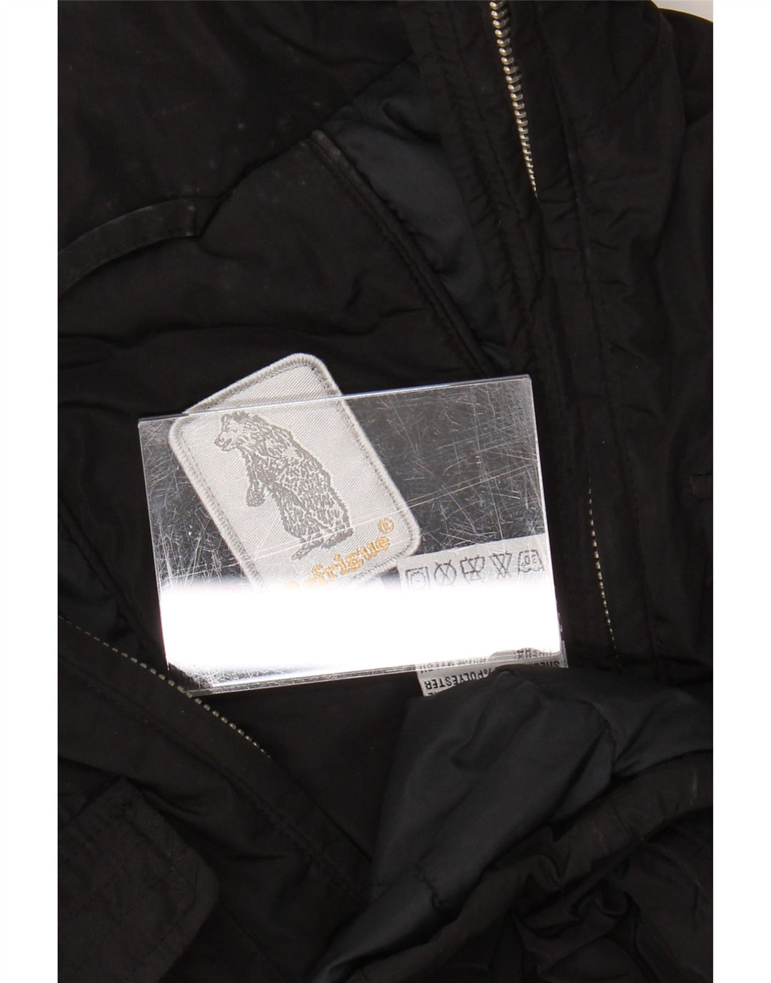 Refrigue Damen Windjacke UK 12 Medium Schwarz Polyester