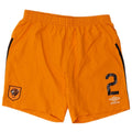 Umbro Herren Graphic Sport Shorts XL Orange Colourblock Polyester