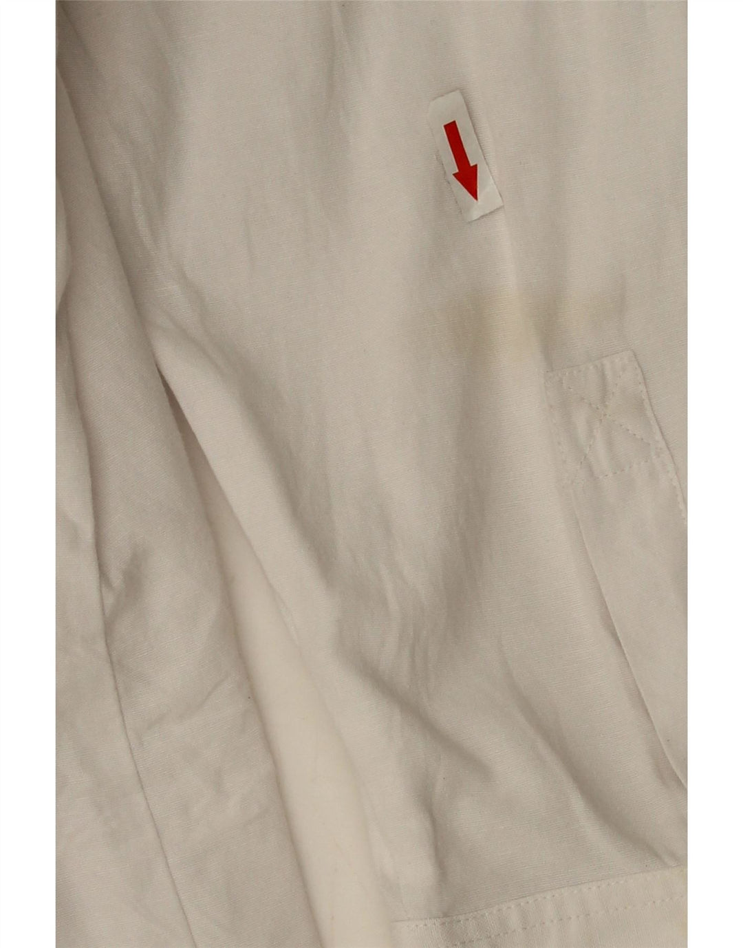 Zara Damen-Oversize-Hemd, UK 14, mittelweiße Baumwolle