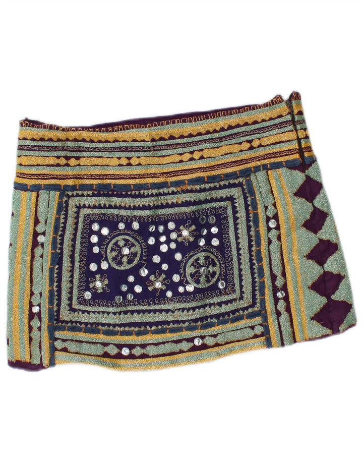 Zara Damen Minirock Medium W28 Mehrfarbig Geometrisch