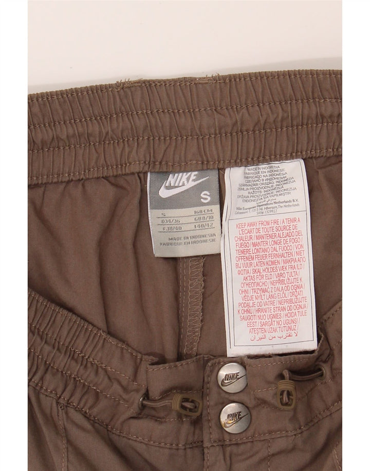 NIKE Womens Chino Shorts Small W27  Brown Polyester Vintage Nike and Second-Hand Nike from Messina Hembry 
