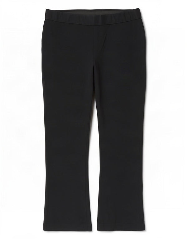 Marks & Spencer Damen Bootcut Freizeithose UK 16 Large W34 L28 Schwarz