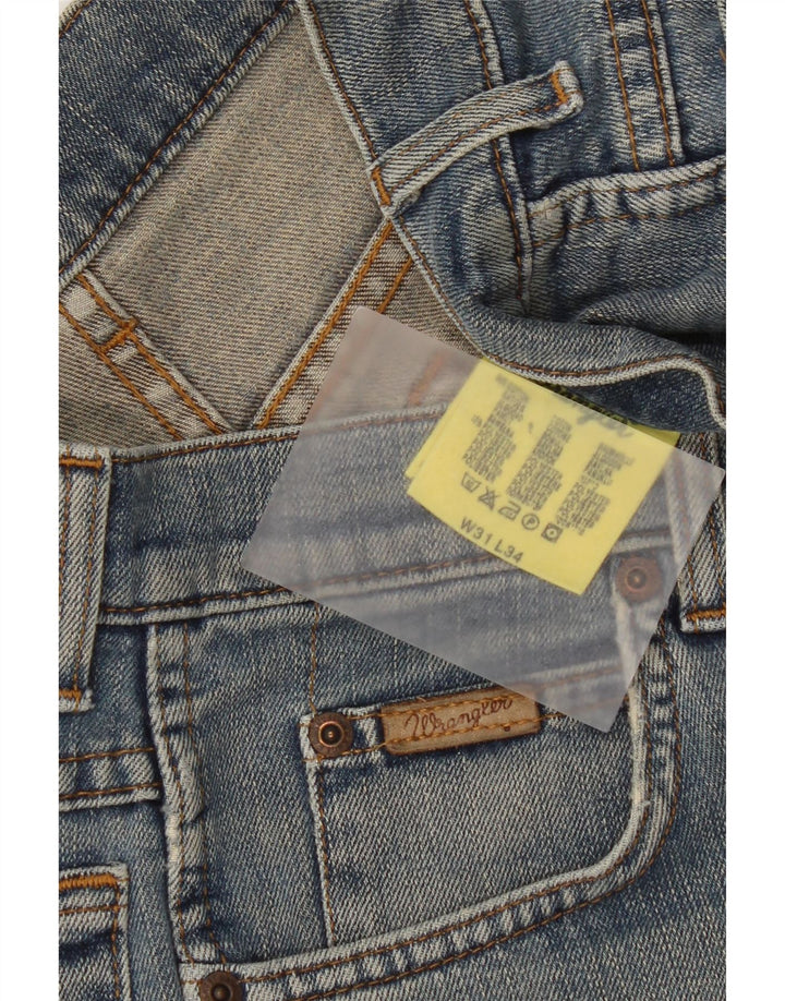 Wrangler Damen Jeansshorts W31 mittelblaue Baumwolle