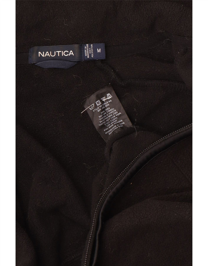 Nautica Herren Fleecejacke UK 38 Medium Schwarz Polyester