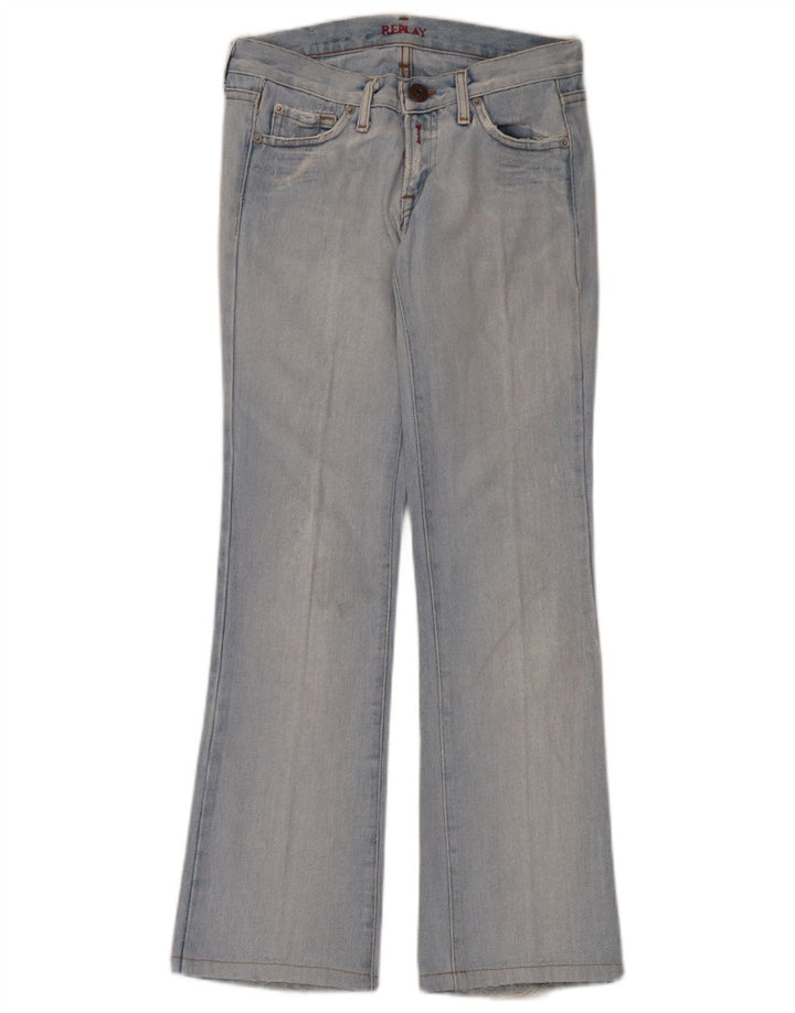Replay Damen Schlagjeans W25 L30 Blaue Baumwolle