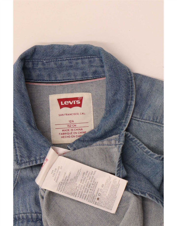 Levi's Jeanshemd für Jungen, 11–12 Jahre, blaue Baumwolle