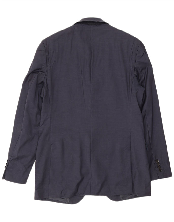 Marks & Spencer Herren Longline Blazer Jacke UK 40 Mittelmarineblau