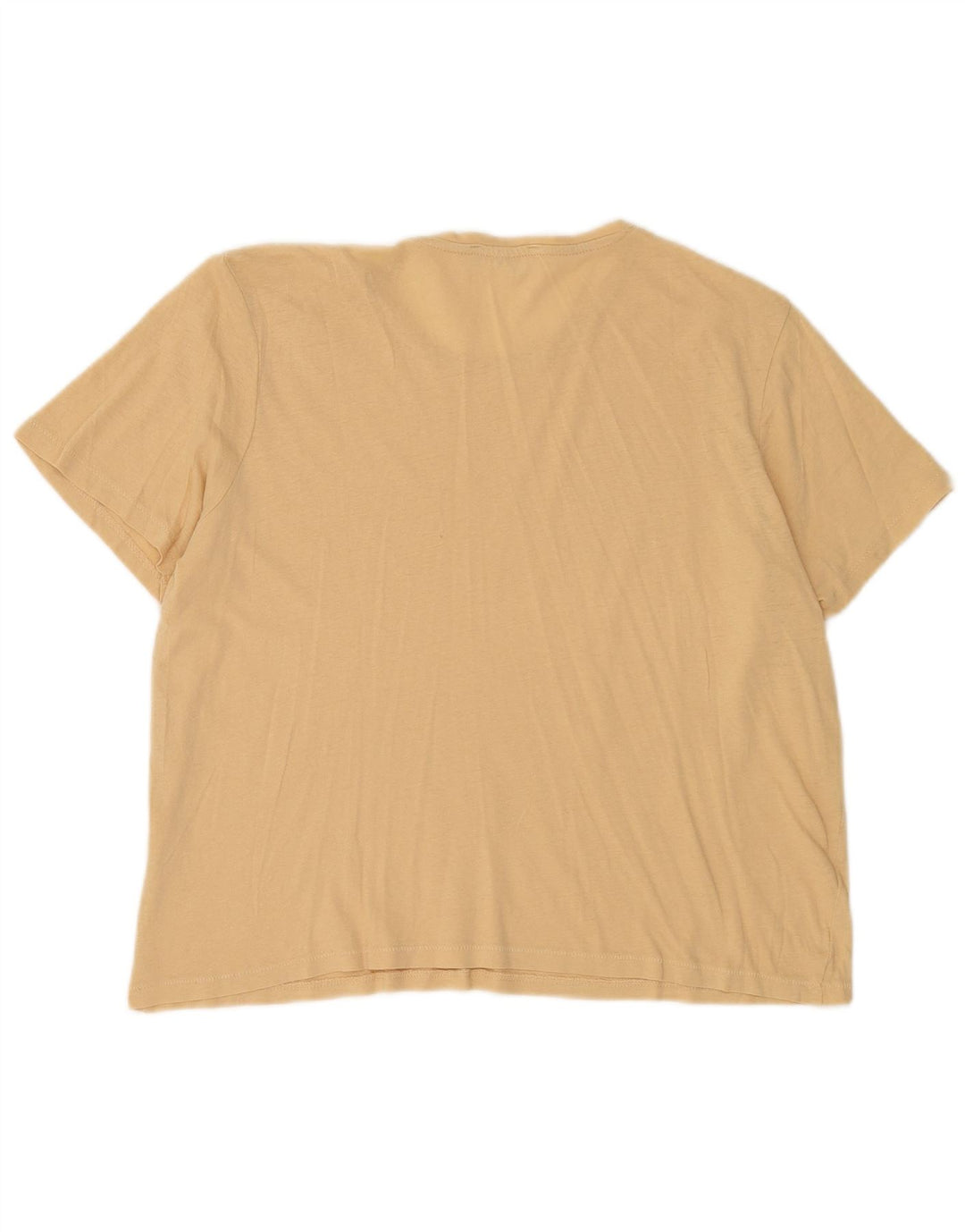 Zara Damen T-Shirt Top UK 16 Large Beige