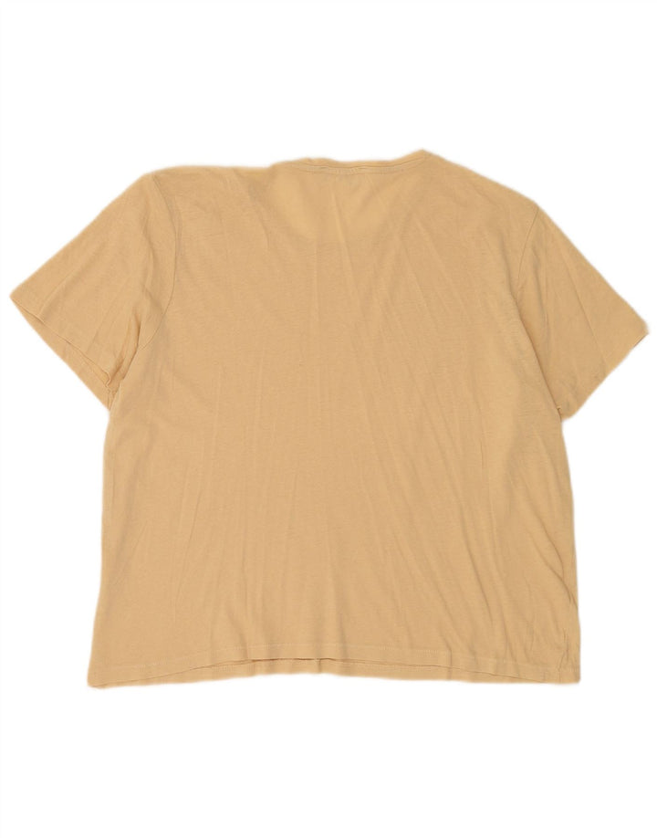 Zara Damen T-Shirt Top UK 16 Large Beige