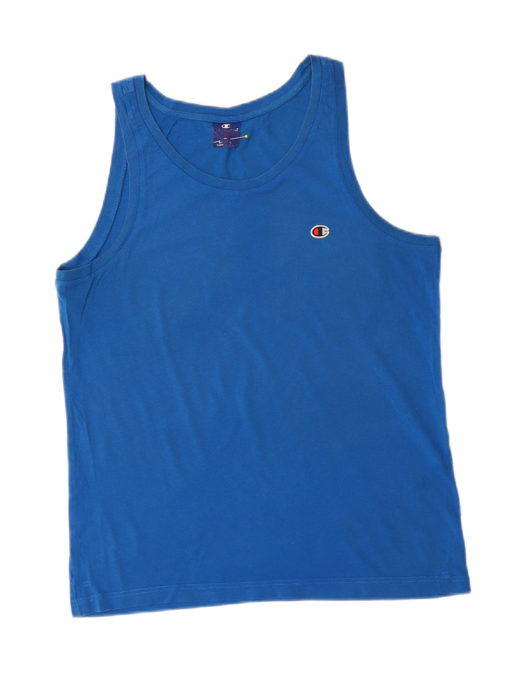 CHAMPION Womens Vest Top UK 16 Large Blue