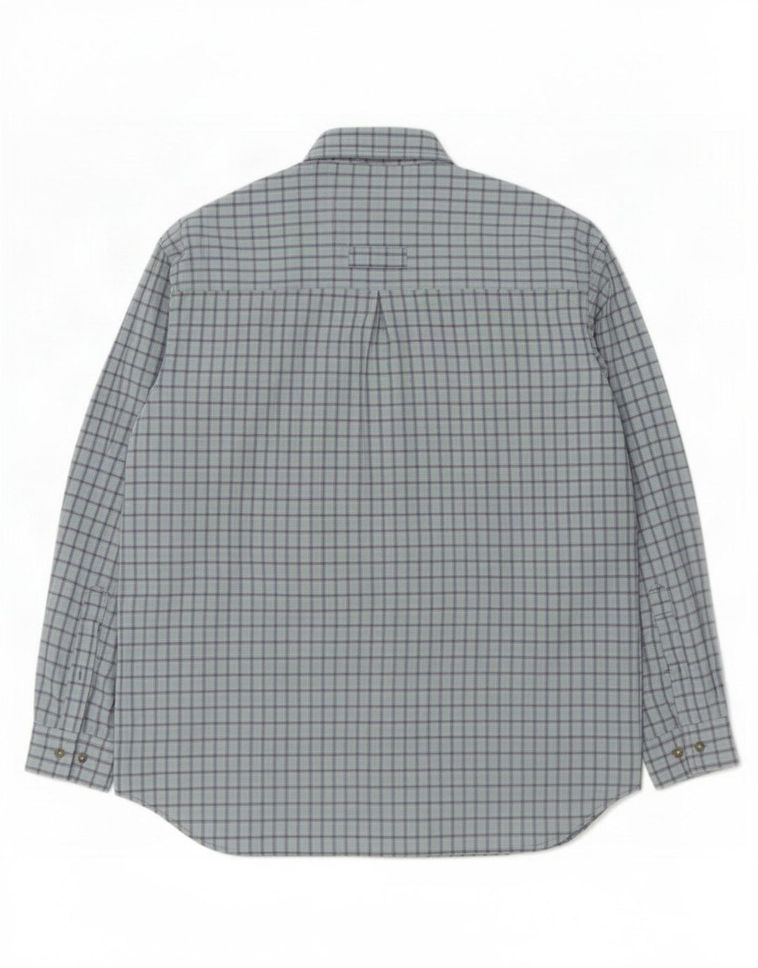 Columbia Herren-Hemd, groß, blau kariert, Polyester